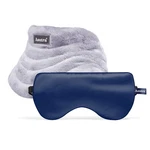 Asutra Navy Silk Eye Pillow And Plush Gray Weighted Neck Wrap Bundle Set, 2 P... New. Price: $45.56.