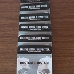 Hostage Tape Nasal Strip Pack White Flexible Hypoallergenic Snoring Aid 5 Night New. Price: $17.98.
