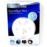 Homedics Spa Mini SS-MN102, White With Sleep Timer & Natural New. Price: $19.83.