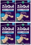 4 Pack Vicks Zzzquil Ultra Contoured Sleep Nasal Strips 26 Tan New. Price: $24.99.