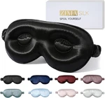 Zimasilk Adjustable 22 Momme 100% Pure Mulberry Sleep Mask, 3D Contoured Cu New. Price: $35.79.