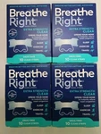 Lot Of 4 Breathe Right Nasal Strips Extra Clear Sensitive Skin 10 Each New. Price: $11.50.