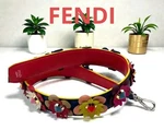 Fendi Strap You Flower Motif Studded Shoulder Bag Elegant Accessories D622 Pre-owned. Price: $245.54.