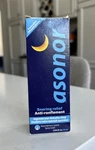 Asonor Snoring Nasal Spray Fast Snore Stopper Drops For Better Sleep Natural New. Price: $9.98.
