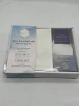 Eco-sleep Real Silk Bright White Luxury Soft Pillowcase & Eye Mask Gift New. Price: $19.99.