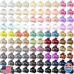 100 Pcs Retrowavy 2" Matte Square Nonslip Claw Hair Clips Bulk New. Price: $78.75.