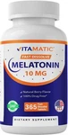 Vitamatic Melatonin 10 Mg Tablets Vegetarian, Non-gmo, Gluten-free 365 New. Price: $14.47.