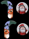 Med El Sonnet 2 Cochlear Decal Graphic Rudolph Santa Design Coil Battery New. Price: $20.99.