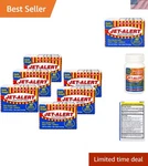 Jet Double Strength Alertness Aid Caplets, 200MG-90 Ct Value Packs 6 New. Price: $50.59.