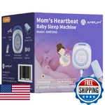 Amplim Portable Baby Sound Machine, Mom Heartbeat Recording + 19 White Noise New. Price: $136.46.