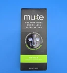 Mute Nasal Dilator, Medium, 3 Pack Snoring Solution, Snore Less, Sleep Better New. Price: $24.99.