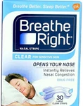 Breathe Right Nasal Strips Clear For Sensitive Skin Large Drug-free 30 Ct 6 Pack New. Price: $74.99.