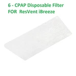 6 Pak Filter For Resvent Ibreeze Cpap, Bipap Disposable Air CF9901-1 New. Price: $7.89.