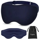 Fygrip 3D Sleep Mask, Light Blocking, Adjustable Strap, Blue New. Price: $14.16.