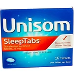 3 Pack Unisom Sleeptabs Nighttime Sleep-aid Tablets, 16 Ct New. Price: $26.29.