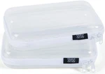 Clear Zippered Storage Bin 5.5"X8.5" Hard-sided, Stackable Organizer For To... New. Price: $19.19.