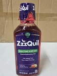 Vicks Zzzquil Nighttime Liquid Sleep-aid Calming Vanilla Cherry Flavored 12 Floz New. Price: $9.99.