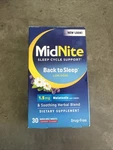 Midnite Sleep Support Lose Dose 1.5MG Melatonin +herbs 30 Cherry Tablets 05/2026 New. Price: $7.49.