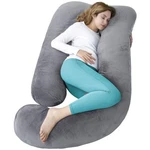Amcaton 60 Inch Pregnancy Pillow For Sleeping, Extra X-large, Dark Grey New. Price: $43.99.
