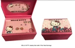 Hello Kitty 3 Pair Stud Cat Earrings Jewelry Box Sanrio New. Price: $11.50.