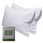Beckham Hotel Collection Queen Size White Pillow Protector With Zipper Set Of... New. Price: $55.39.