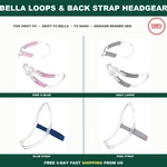 Resmed Bella Loops Soft Back Strap Headgear For Swift Fx Nasal Pillow Series New. Price: $19.99.
