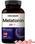 Naturebell Melatonin 20MG, 365 Fast Dissolve Tablets - Count (pack Of 1) New. Price: $27.46.