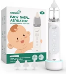 Nasal Aspirator For Baby, Upgraded 5 Suction Levels Nose Sucker, IPX7 Water New. Price: $78.99.
