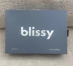 Blissy 100% Mulberry Silk Sleeping Mask Ash Blue Nib New. Price: $29.99.