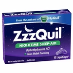 Vicks Zzzquil Nightime Sleep Ai Liquicaps Non-habit Forming Fast Acting 12 Count New. Price: $11.34.