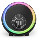 Night Light Bluetooth Speaker Alarm Clock, Portable Sound Machine With White .... Price: $60.16.