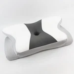Bespillow White/gray Orthopedic Memory Foam Neck Support Cervical Pre-owned. Price: $19.99.