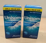 2-PACK Unisom Sleepgels Nighttime Sleep-aid Diphenhydramine Hci 50 Mg X 100 Ct New. Price: $26.95.