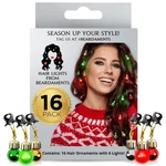 Beardaments Up Hair Lights - The Original Ornaments From, 16PC Colorful Ch New. Price: $28.50.