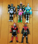 Kamen Rider Sofubi Figures Set Ex-aid Drive Brave Kabuto Type Wild Used. Price: $67.40.