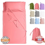 Cozysilk Gannafee Cotton Sleeping Bag Liner Zipper 41X87 Watermelon Red New. Price: $56.54.