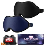 Facemoon Weighted Sleep For Women MEN(2 Pack), 3D Contoured Eye Masks New. Price: $8.00.