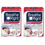 2 Pack- Breathe Right Nasal Strips Extra 10 Tan Per Box New. Price: $13.99.