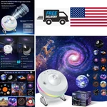Galaxy Star Projector With 13 Film Discs For Unique Space Night Light Experience New. Price: $79.79.