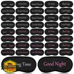 Eurzom 40 Pcs Funny Sleep Eye Mask Bulk Blackout Adjustable Strap Kids Adults New. Price: $34.99.