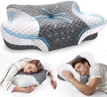 Cervical Neck Pillows With Memory Foam - For Pain Relief Contour... New. Price: $43.72.