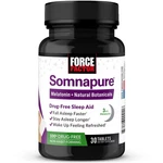Force Factor Somnapure Sleep Aid Tablets, Melatonin Mg + Botanicals, 30 Count New. Price: $31.99.
