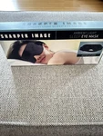 Sharper Image Ambient Light Eye Mask Soothing Fall Asleep Adjustable Soft New. Price: $15.00.