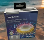 Brookstone Ambient Light Water Wave Wireless Floating Speaker New. Price: $28.99.