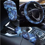 Car Steering Wheel Cover For Women Men, Sweat Absorbent Blue Sea Turtle Flower New. Price: $16.41.