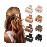 Matte Hair Clips For Women And Girls - Rectangle Double Row Small Claw Cl... New. Price: $20.99.