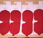 Lot Of 4 Auden Jersey Quilted Red Single Sleep Mask Eye One Size New. Price: $14.00.