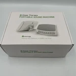 Dreamegg Sleep Therapy Portable Sound Machine DMG-E101 White Open. Price: $21.95.