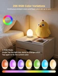 Egg Light Nursery 256 Rgb Baby Night Rechargeable Kids Portable Small Cordless New. Price: $22.80.