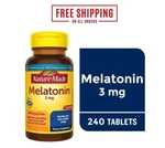 Nature Made Melatonin 3 Mg Tablets, 100% Drug Free Sleep Aid For Adults, 240 New. Price: $8.34.